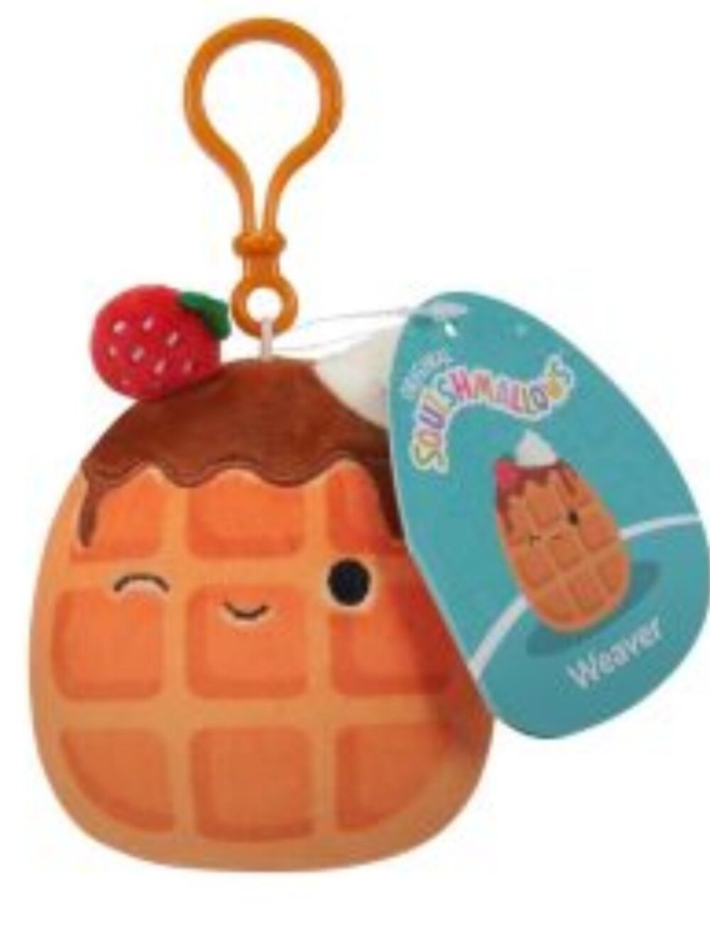 Squishmallows™ Mini 3.5 Inch Clip-On Plush Weaver